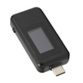 Miniatyrbild 1 av 8: USB C Power Tester Multifunktionell Spänning Ström Realtidsdetektering Färgdisplay Typ C Power Detector 0‑5.1A 4‑30V Svart