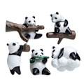 Pikkukuva 1 / 5: Koristeelliset jääkaappimagneetit, 5 kpl Panda-jääkaappimagneetti, Lasten eläin-jääkaappimagneetti, Pudotuksenkestävä, Pehmeä magneetti, Sopii jääkaappeihin, M