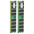 Miniatyrbillede 3 af 8: 2 Stk Hukommelsesmodul Desktop Computer Dobbeltsidet 16Grain DDR 1GB 333MHZ PC&#8209;2700