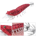 Miniatyrbillede 7 af 8: 3,5 g lysende blæksprutte-jigs kunstige rejer fiske lokkemad med 2 lags kroge fiskegrej tilbehør002#