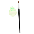 Miniatyrbild 2 av 8: 2st jul sminksvamp Sned näsa Shadow Brush Set Mjuk Portabel Ansiktsskönhetssvampar Borste