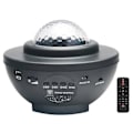 Miniatyrbilde 4 av 5: Usb Bluetooth LED Musikk Stjernehimmel Lys Stemmestyring Stjernehimmel Lys Hjemmelampe Gaver Til Fest -GDZD Svart