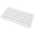 Miniatyrbilde 3 av 8: 40Grids Silikon Isbrett Firkantet Form Isbiter Maker Form DIY Kjøkkentilbehør Transparent