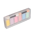 Miniatyrbillede 5 af 8: Spejleffekt neglepulver hjemmesalon DIY delikat 6 farver metallisk neglekunstpulver med applikator