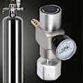 Pikkukuva 5 / 5: CO2 Paineensäädin, 2 in 1 Mini CO2 Kaasun Paineensäädin Soodapainemittari 3/8 tuuman - TR21.4 Adapterilla Sodastreamille