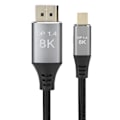 Miniatyrbilde 8 av 8: Versjon 1.4 Mini DP til DP-kabel Toveis gjensidig konvertering for Displayport-linje 4K@144Hz HD-kabel for datamaskiner TV-er projektorer skjermer 2 meter