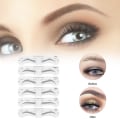 Miniatyrbillede 4 af 8: Makeup-øjenbrynsformsæt PEVA blød øjenbrynshaver med elastisk bånd Genanvendeligt gør-det-selv makeupværktøj til begyndere