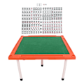 Pikkukuva 3 / 8: Mini Mahjong - Kannettava, muovinen, vakaa, kestävä, irrotettava pöytä - Matkamallinen mahjong-setti kotiin, ulkotiloihin ja matkoille