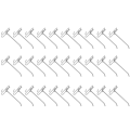 Miniatyrbilde 2 av 8: 30 stk Supermarked Krok Iron Grid Hylle Krok Smykker Display Hylle Krok 3,5 mm tykkelse 15 cm / 5,9 tommer lang