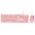Miniatyrbillede 7 af 8: Trådløs tastatur- og musekombination ergonomisk vandtæt design RGB 6 niveauer DPI justerbart computertilbehør