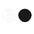 Miniatyrbillede 3 af 3: 60-pak Små Plastikglas Med Sorte Låg, Inklusive Etiketter, 3 Ml Hver Zekai