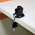 Miniatyrbild 2 av 4: Universell Bordsstativklämma, Ersättningslegering Mikrofonstativ/Bordslampstativ svart, en del