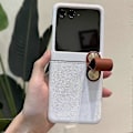 Pikkukuva 2 / 5: Suojaava PU-nahkakotelo yhteensopiva Motorola Razr 40 Ultran kanssa - Sisältää rannehihnan, musta