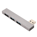 Miniatyrbild 5 av 8: USB3.0 Hub Mini 3 in 1 1xUSB3.0 2xUSB2.0 5Gbps Bärbar höghastighets USB multifunktionshubb av aluminiumlegering