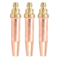 Miniatyrbilde 5 av 8: 3 stk propanskjærespiss Isobarisk gassbrennermunnstykke for flammeskjæremaskin 0,9 mm 1,2 mm 1,5 mm