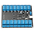 Miniatyrbillede 7 af 8: Relæmodul 16-kanals 936V USB-styret SPDT-switch-relæmodul optoisoleret kort