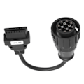 Miniatyrbild 2 av 8: OBD2-adapter 12-polig MAN till 16-polig lastbilsdiagnostik förlängningskabel ersättning för DELPHI
