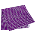 Miniatyrbilde 1 av 8: 2 sett bomullsstoff vanlig vev trykk stoff DIY sying quilting patchwork 5 farger 50x50cm (lilla)