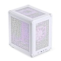 Pikkukuva 4 / 5: C6 MATX Mini ITX Kotelo PC Kotelo Pöytäkone Mesh Runko Valkoinen