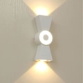 Miniatyrbillede 1 af 5: LED Væglamper 12W Indendørs Udendørs Moderne Væglampe IP66 Vandtæt LED Op og Ned Væglamper til Stue, Soveværelse, Badeværelse, Gang - Varm Hvid