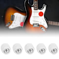 Miniatyrbild 3 av 8: 10 st Pickup Switch Tip Cap Knob Elgitarr Del Tillbehör Knob Cap Vit