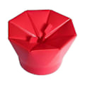 Miniatyrbild 5 av 5: Popcornskål, Bärbar Vikbar Mikrovågsugn Popcornskål Värmebeständig Silikon Popcorn Maker DIY Hem Kök Verktyg