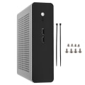Pikkukuva 1 / 8: G60S HTPC -runko, täysi alumiininen DCATX- power MiniITX- case pöytätietokoneelle (Noir USB2.0)