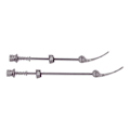 Miniatyrbillede 7 af 8: ZTTO 2stk Road Mountain Cykel Quick Release Skewers Bike Front Bageste spyd tilbehørTitanium