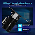 Pikkukuva 4 / 5: 10 Gbps:n PCIe-verkkokortti Marvell AQC113C 10G RJ45 Ethernet PCI
