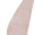 Miniatyrbilde 5 av 5: Håndkle for rask tørking av hår i korallfleece, justerbar størrelse, pustende og komfortabel for kvinner, rosa kanin
