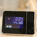 Miniatyrbild 5 av 5: Projektionsväckarklocka, LCD Projektion Digital Väckarklocka, USB Laddning LCD Färgdisplay Belysning Digital Snooze Väckarklocka