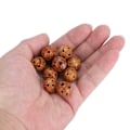 Miniatyrbilde 8 av 8: 10 stk fersken treperler utskjæringer for DIY armbånd halskjede håndverk anheng tilbehør Z51 1,5 cm