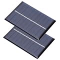 2st 0,6W 5V Polysilikon Solpanel Laddningskort Laddare för Små Strömapparater 80x55mm