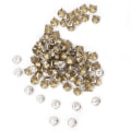 Pikkukuva 7 / 8: 100 kpl Cap Crystal Inlay Rapid Rivets Spots Studs Cap DIY Nahka-askartelukoristeluun