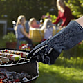 Miniatyrbillede 4 af 5: Varmebestandige grillhandsker - op til 800°C, skridsikre, flammehæmmende, med underarmsbeskyttelse, til grill, bagning, pejs