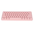 Pikkukuva 7 / 8: READSON mekaaninen näppäimistö 61 näppäintä RGB-taustavalaistu ergonominen muotoilu 1800mAh akku langaton tuettu langallinen näppäimistö Tea Color Axis Body
