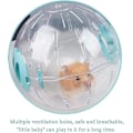 Miniatyrbillede 4 af 4: Hamsterbold 16 cm, Hamster Løbehjul, Lille Dyr Plastik Træningshjul