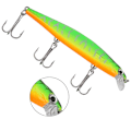 Miniatyrbillede 4 af 8: HENG JIA 11CM Levende Lokvogels Kunstmatige Minnow Vislure Met Haken(F)
