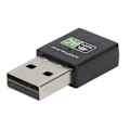 Miniatyrbilde 6 av 8: Wifi-adapter USB-mottaker Ethernet 600Mbps 2,4Ghz5Ghz Dual Band trådløst nettverkskort svart