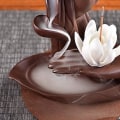 Miniatyrbillede 4 af 5: Keramisk Bergamot-formet Reflux røgelseskeglebrænder