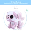 Miniatyrbillede 8 af 8: Robot Hunde Kæledyr Legetøj Smart Kids Interactive Walking Sound Hvalpe LED Record Uddannelsesgave (Pink)