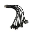 10-i-1 USB universel multifunktions USB-opladerkabel til mobiltelefon Shytmv