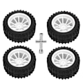 Pikkukuva 1 / 8: 4 kpl RC-renkaat 1/10 RC-auto RC-rengas RC-lisävarusteet HSP 94111 94188 94108 Blanc