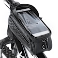 Miniatyrbillede 4 af 8: PVC Sort Hard Shell Vandtæt Performance Touching Screen Cykel Taske Mobiltelefon Cykling Pakke Udstyr