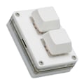 Pikkukuva 7 / 8: Mininäppäimistö 2 näppäintä USB punainen kytkin Plug and Play Ergonominen ohjelmoitava näppäimistö taustavalolla toimistomedian pelaamiseen