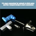 Miniatyrbillede 3 af 6: Kanin Nipple Drinker Feeder: Automatisk vandingssystem med T-stik