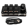 Miniatyrbilde 1 av 8: Tastatur med 6 taster Rød bryter Full-tast Custom Plug and Play Hot Swappable Mini Portable Keypad
