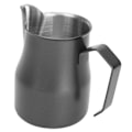 Miniatyrbilde 4 av 8: Melkeskummerkanne i rustfritt stål 304, 350 ml, svart