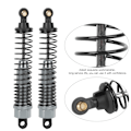 Pikkukuva 7 / 8: 1 Pari RC Iskunvaimentimet Jouset Vaimentimet Varaosat Sopii HSP 94111 94188 94108 1/10 RC CarTitanium Color