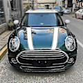 Pikkukuva 3 / 5: Auton konepellin tarra raidat tarrat sisustus Mini Cooper S Jcw R55 R56 R60 R61 F54 F55 F56 F60 Countryman lisävarusteet H